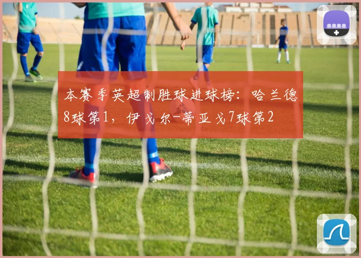 本赛季英超制胜球进球榜：哈兰德8球第1，伊戈尔-蒂亚戈7球第2